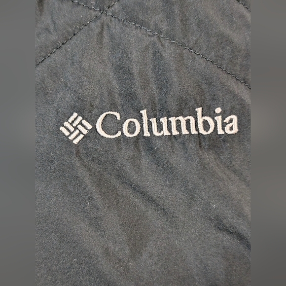 COLUMBIA, Full Zip, Quilted Jacket, Black, Size Medium, GUC - Picture 6 of 8